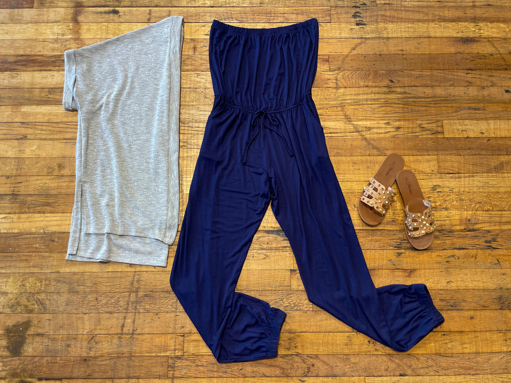 Dodson Jumpsuit in Navy