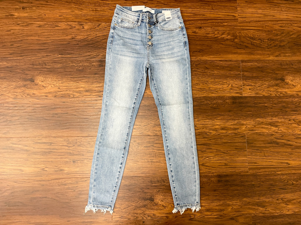 Judy Blue Taylor Button Front Jeans