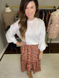 Cheer You On Midi Skirt