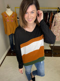 SALE! Just My Type Color Block Top