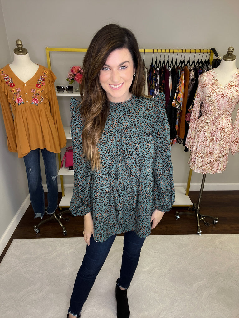Put it All Together Top in Green