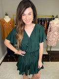 Time to Dance Dress in Hunter