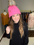 *BELLES & DOORBUSTER* Lined Pom-Pom Beanie