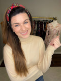 Red Plaid Headband