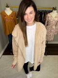 Bear Hug Jacket in Taupe