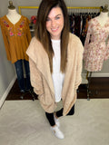 Bear Hug Jacket in Taupe