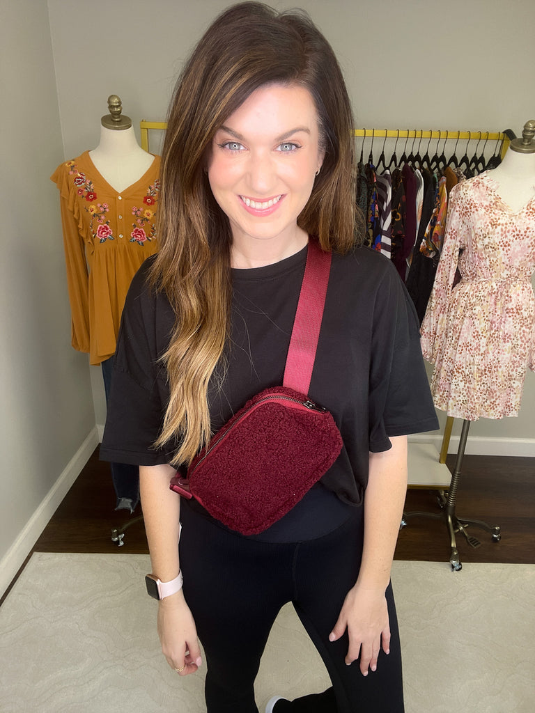 Sherpa Bum Bag in Wine