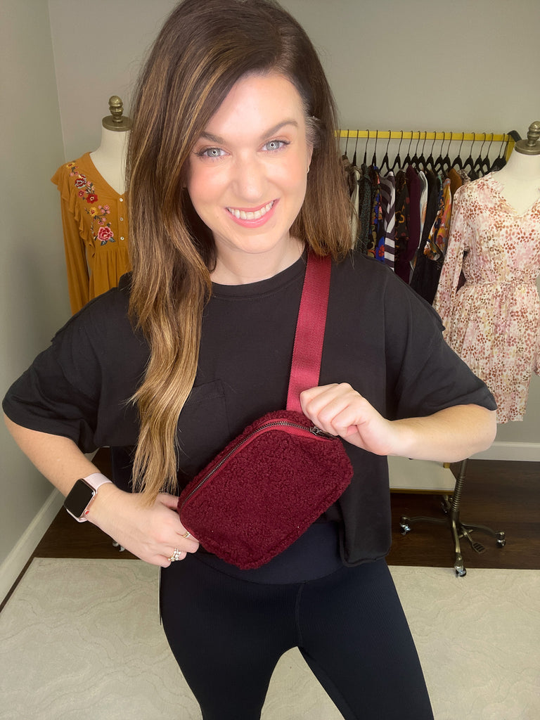 Sherpa Bum Bag in Wine