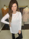 *BELLES & DOORBUSTER*  Mono B Meet Me at the Barre Top in White