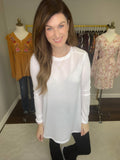 *BELLES & DOORBUSTER*  Mono B Meet Me at the Barre Top in White