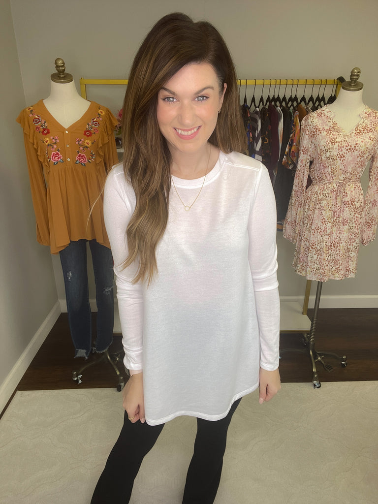 *BELLES & DOORBUSTER*  Mono B Meet Me at the Barre Top in White