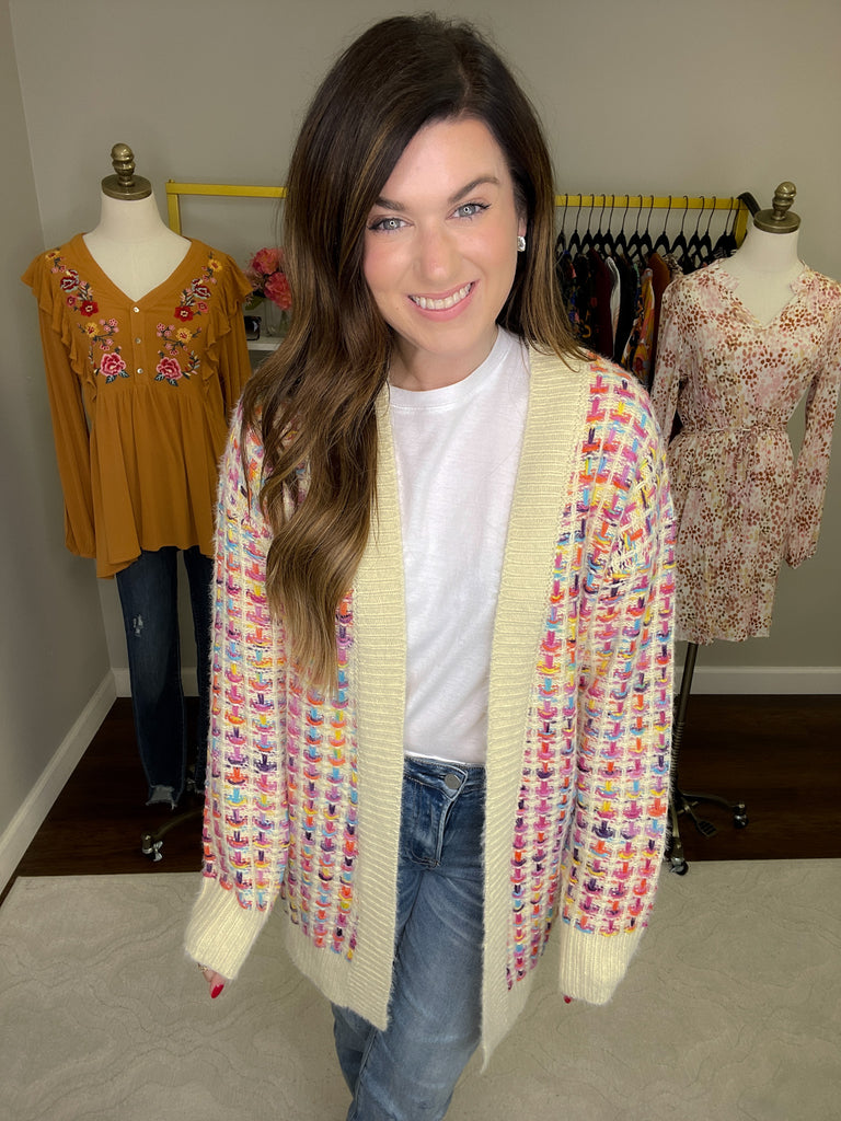 Color Outside the Lines Cardigan