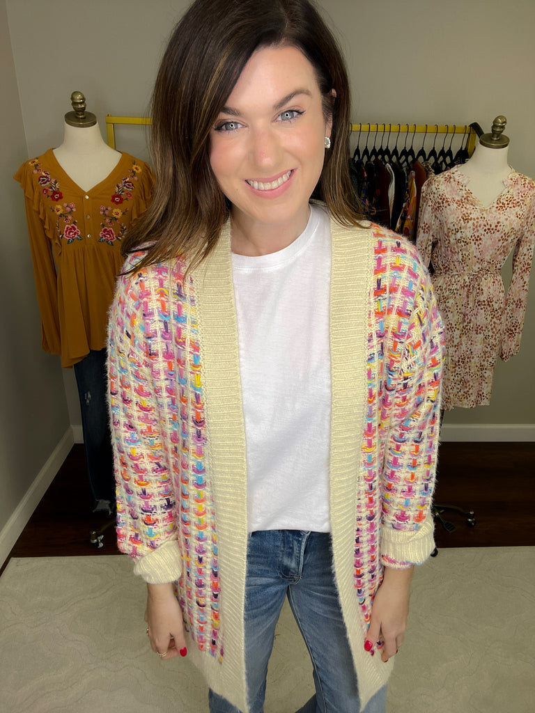 Color Outside the Lines Cardigan