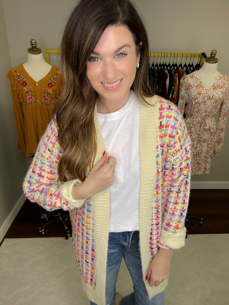 Color Outside the Lines Cardigan