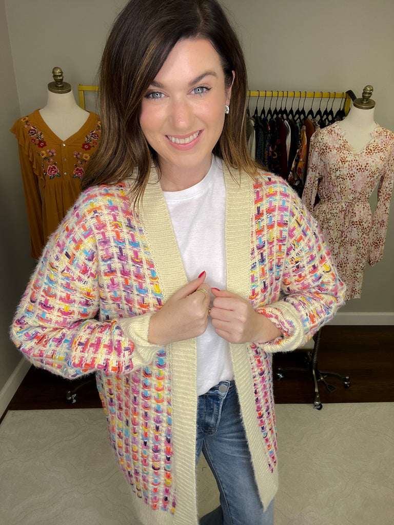 Color Outside the Lines Cardigan