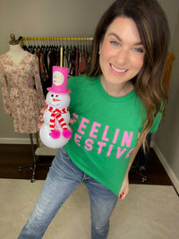 *BELLES & DOORBUSTER* Feelin' Festive Tee *Final Sale*