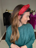 Red Shimmer Headband