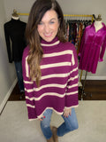 Mally Sweater in Plum