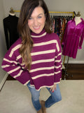 Mally Sweater in Plum