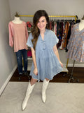 Back to My Roots Denim Dress
