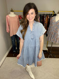 Back to My Roots Denim Dress