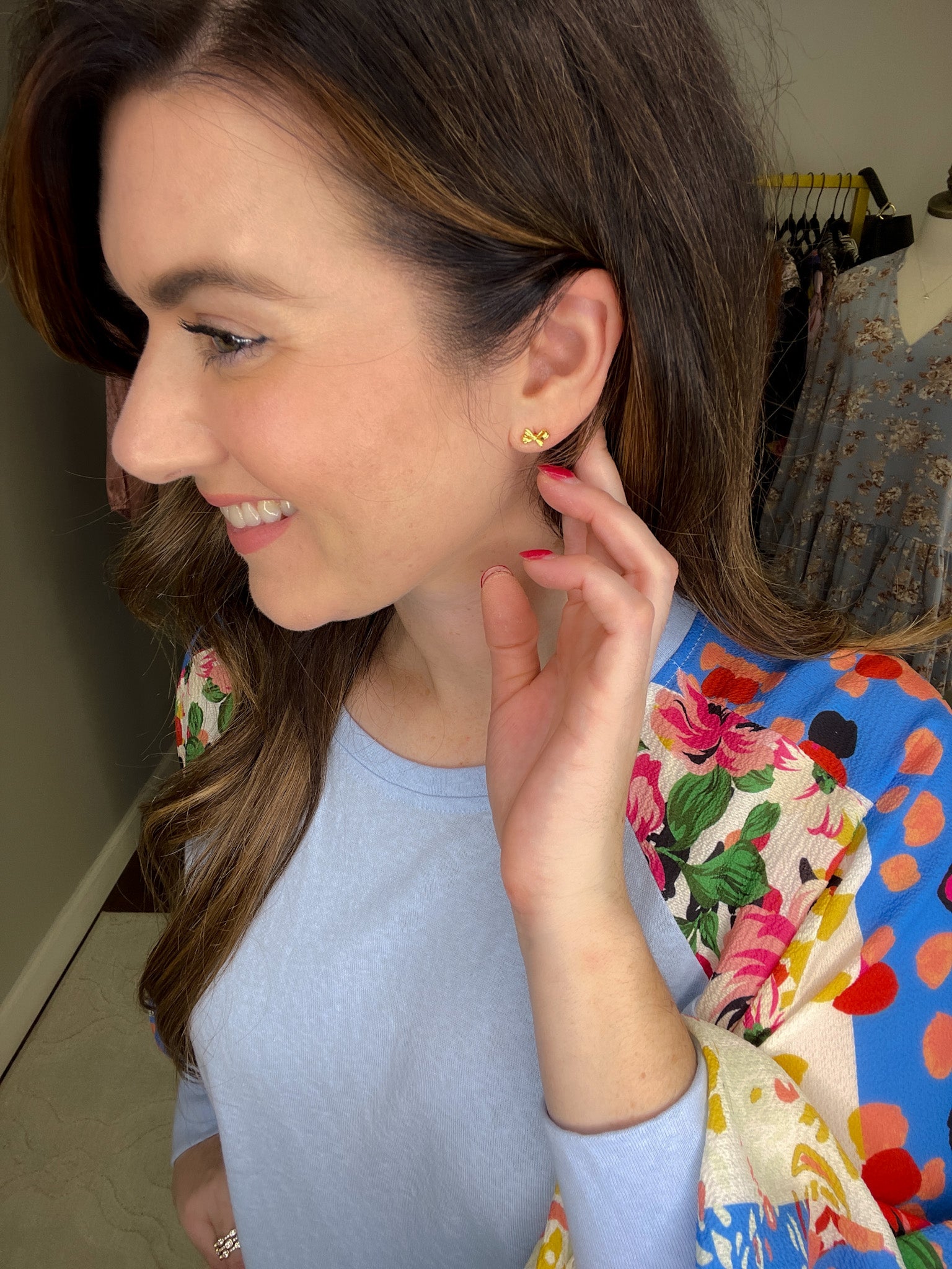 Mini Bow Stud Earrings *Final Sale*