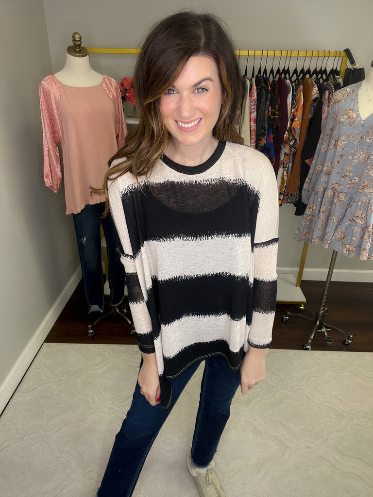 Rae Striped Tunic Top