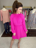 Sweeter with You Dress in Hot Pink