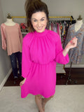 Sweeter with You Dress in Hot Pink