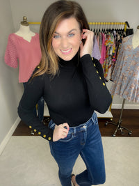 *BELLES & DOORBUSTER* Cute as a Button Sweater *Final Sale*