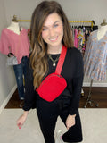 Sherpa Bum Bag in Red