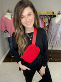 Sherpa Bum Bag in Red