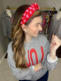 Hearts on Fire Beaded Headband