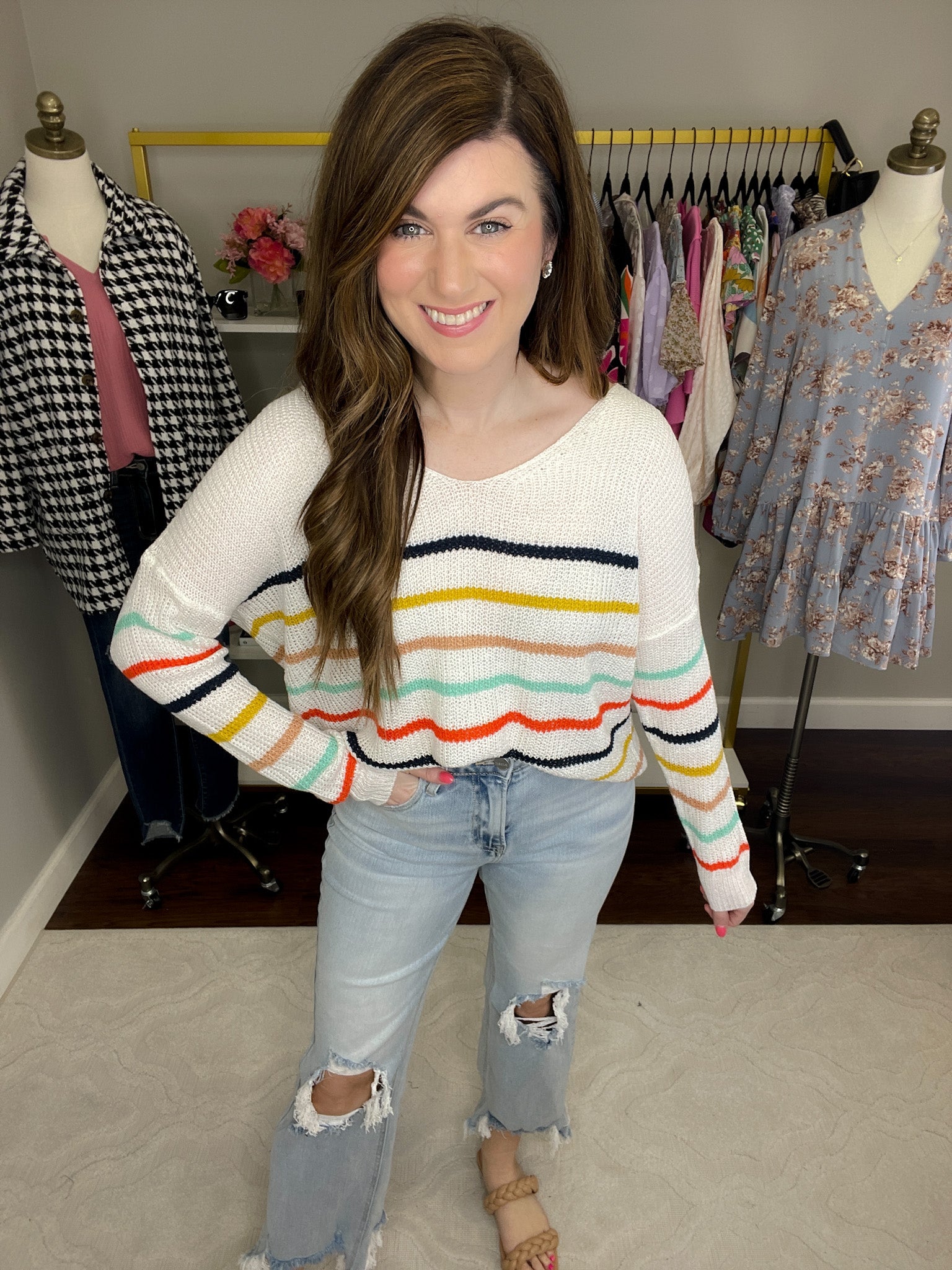 *BIRTHDAY DOORBUSTER* With a Little Luck Sweater *Final Sale*