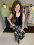 Take Me to the Tropics Pants in Black