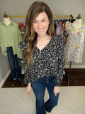 Don't Miss a Beat Top in Black