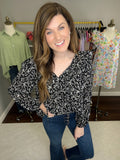 Don't Miss a Beat Top in Black