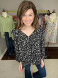 Don't Miss a Beat Top in Black