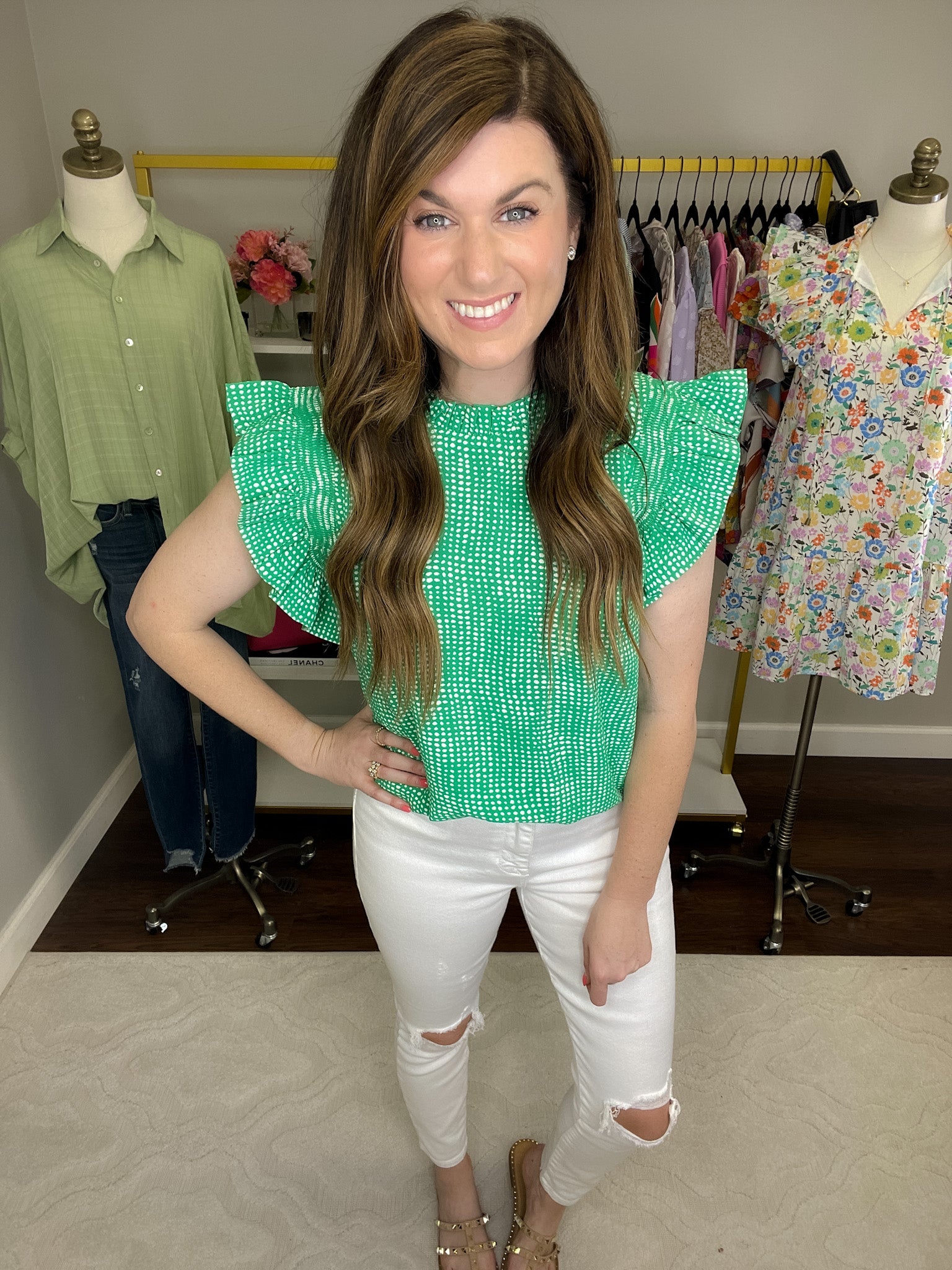 Cello Positano White Jeans