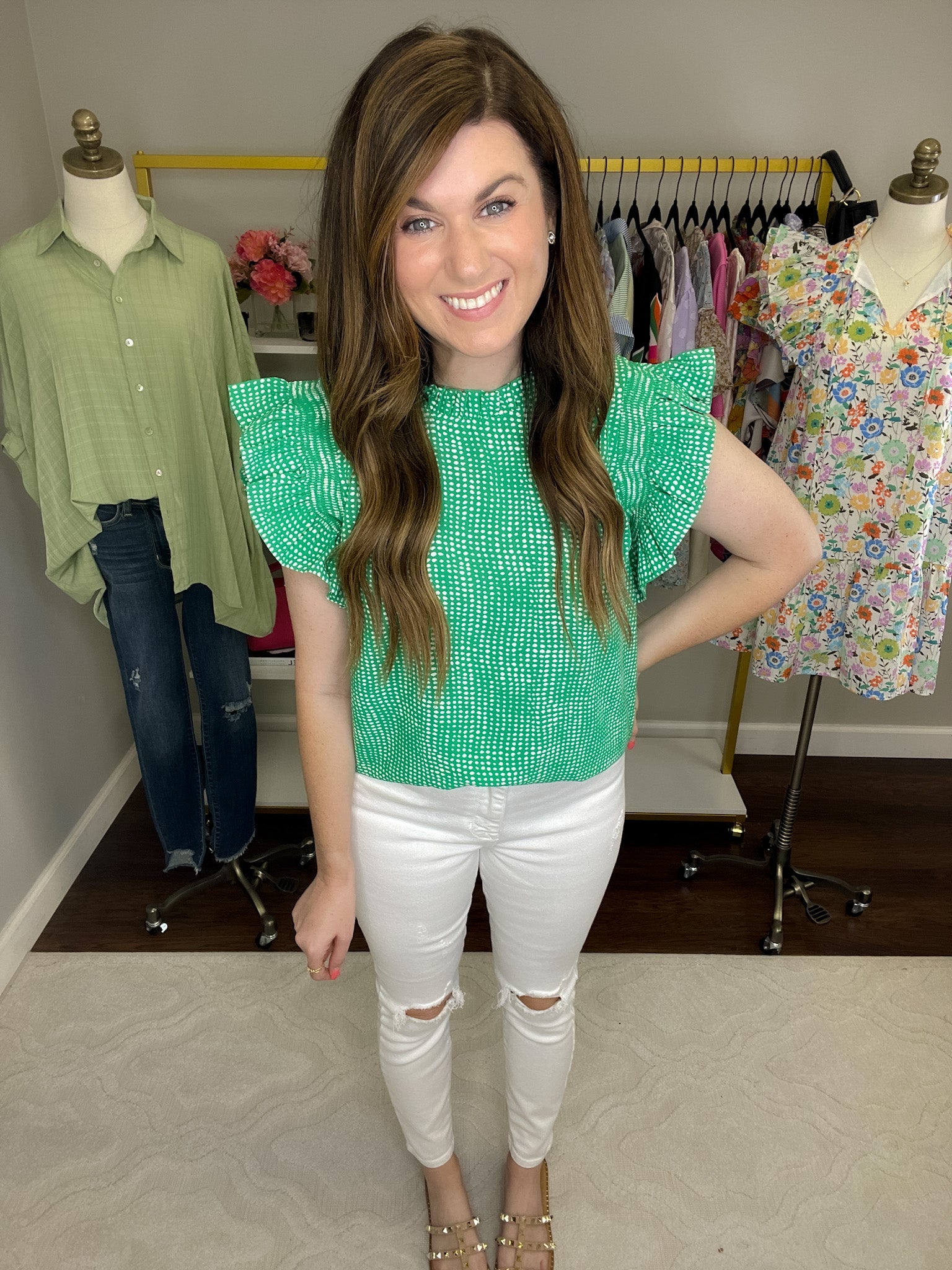 Cello Positano White Jeans