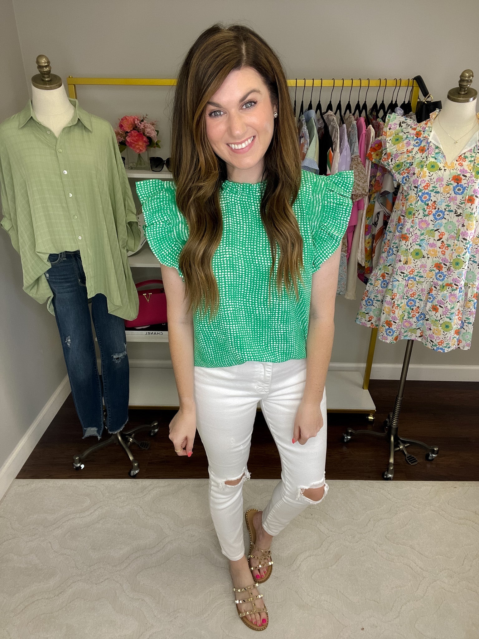 Cello Positano White Jeans