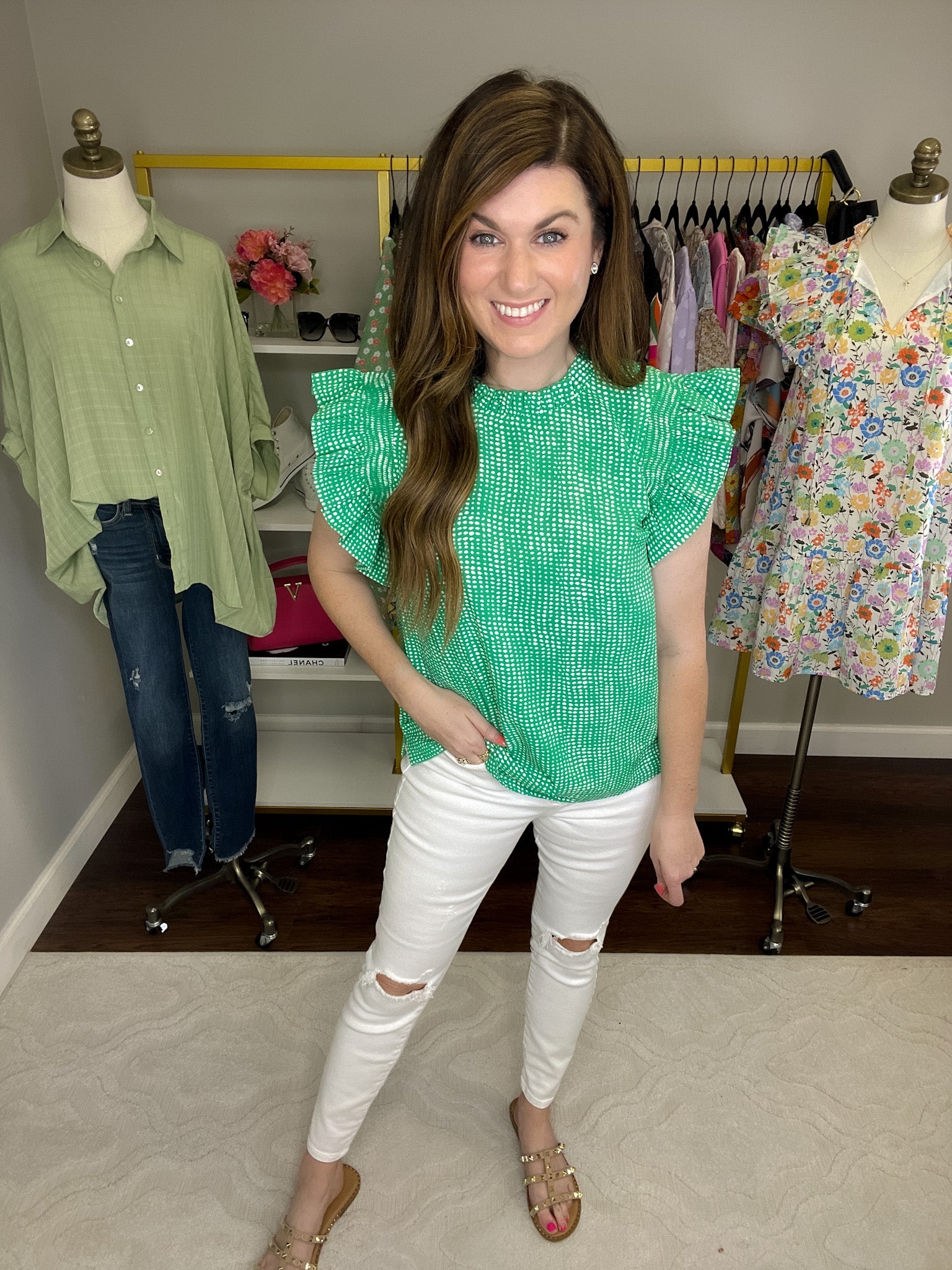 Cello Positano White Jeans