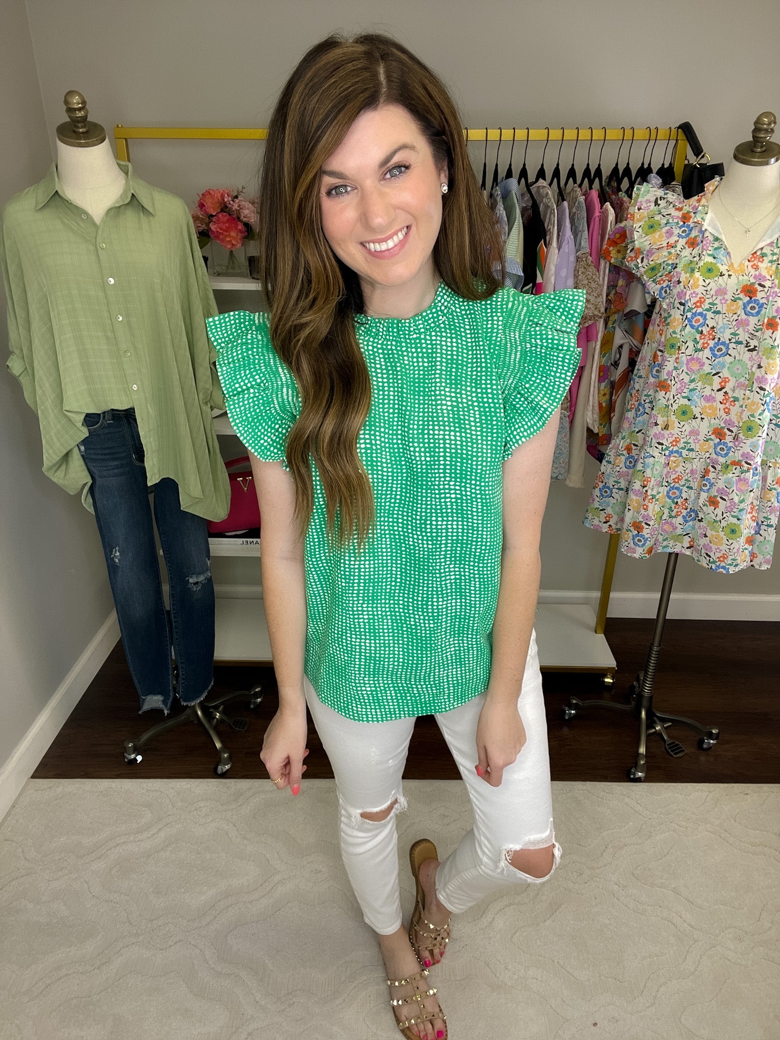 Cello Positano White Jeans