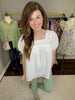 SALE! Real Love Top in White *Final Sale*