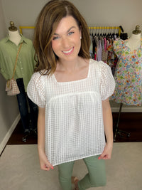SALE! Real Love Top in White *Final Sale*