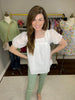 SALE! Real Love Top in White *Final Sale*