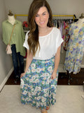 Here for Happiness Midi Skirt