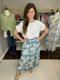 Here for Happiness Midi Skirt