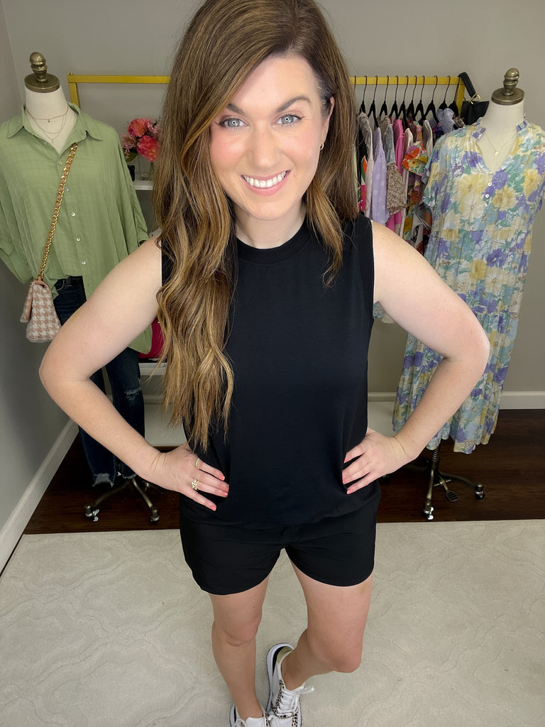 Mono B Early Riser Tank in Black
