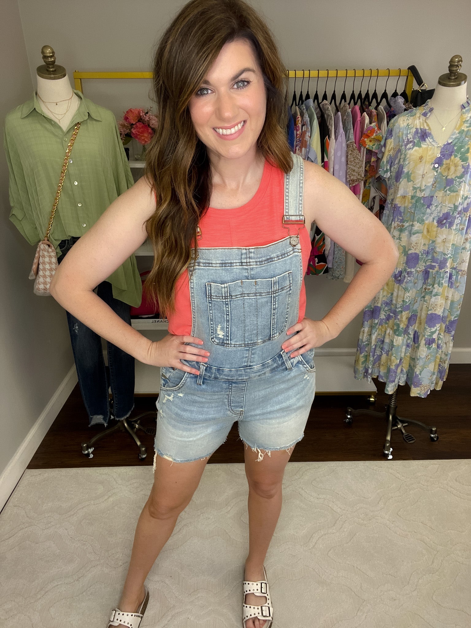 SALE! Judy Blue Waller Overalls in Light Wash *Final Sale*